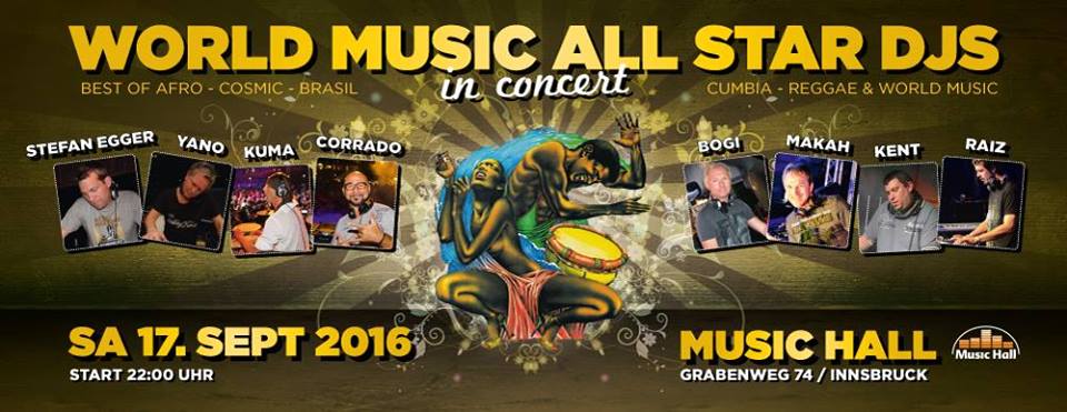 World Music All Star DJ's - Music Hall Innsbruck