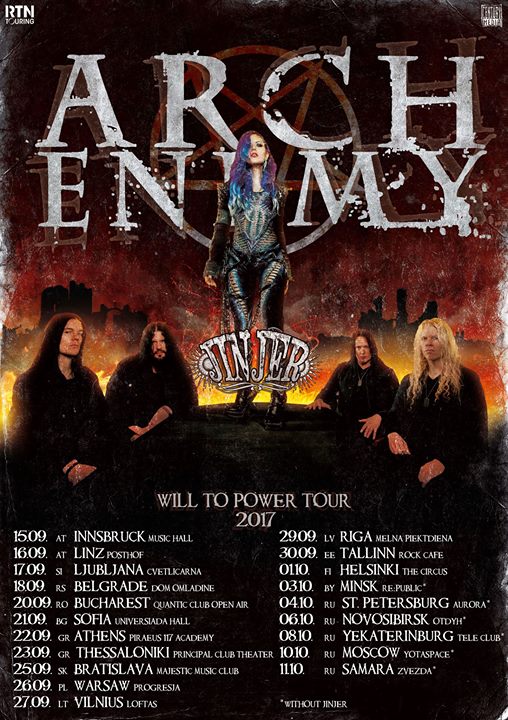 Arch Enemy - Will To Power Tour - Music Hall Innsbruck