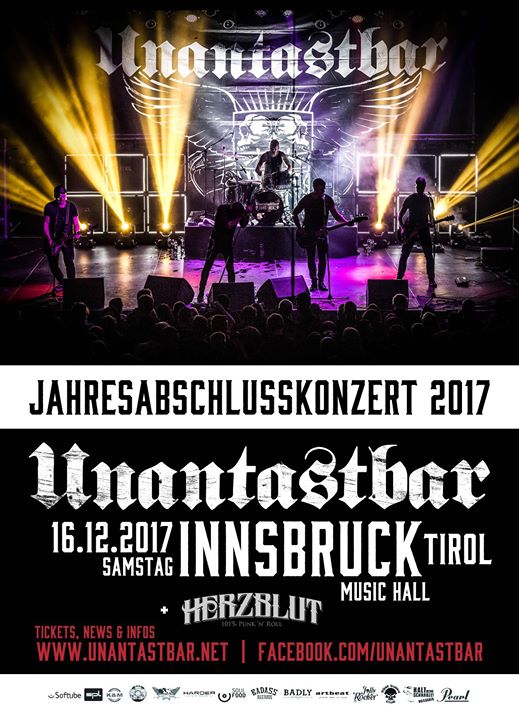 Unantastbar - Jahresabschlusskonzert - Music Hall Innsbruck