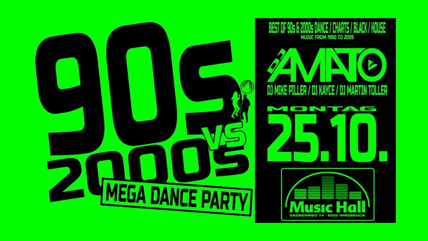 90s vs. 2000s Mega Dance Party