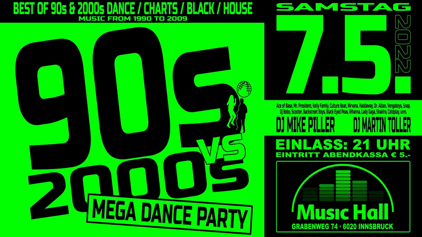 90s vs. 2000s Mega Dance Party