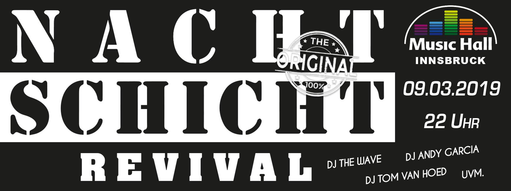 Nachtschicht Revival Music Hall Innsbruck