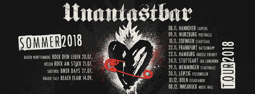 Unantastbar - Leben, lieben, leiden Tour - Music Hall Innsbruck