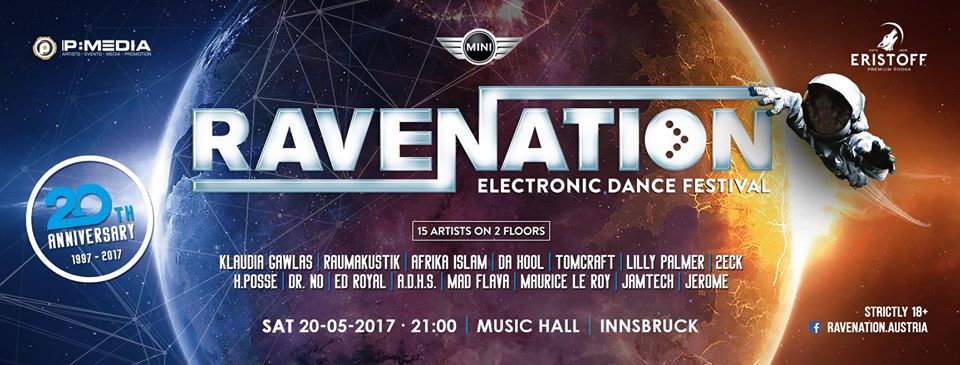 RAVENATION - Electronic Dance Festival - Music Hall Innsbruck